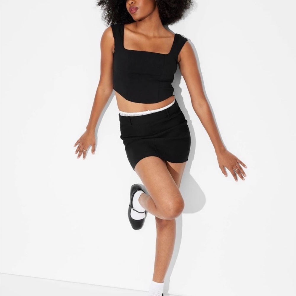 Women’s Peek-a-Boo Lace Mini Skirt By Wild Fable